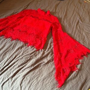 Beautiful lace long sleeve shirt
